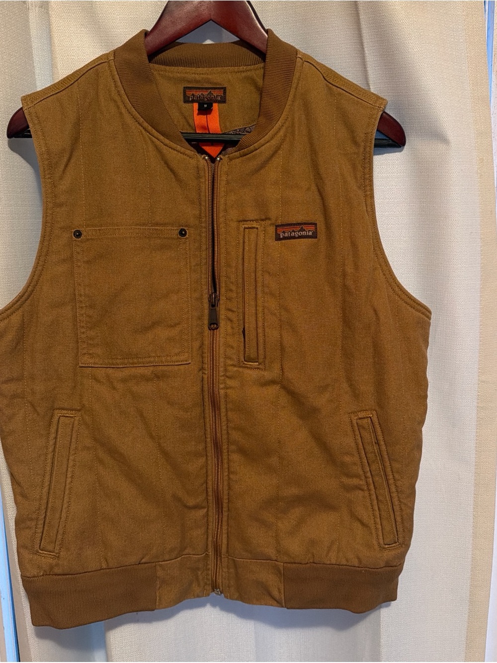 Patagonia Brown Work Vest with Utility Pockets